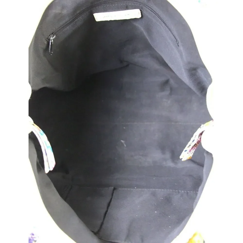 SONDRA ROBERTS SNAKE EMBOSSED WHITE GENUINE LEATHER HOBO TOTE SHOULDER BAG PURSE - Picture 10 of 11